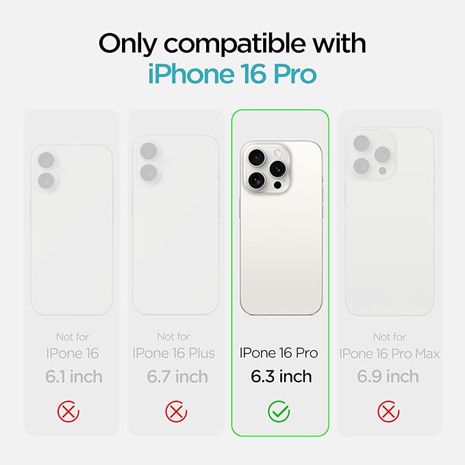 for iPhone 16 Pro Case, Liquid Silicone Case with Camera Protection Soft Gel Rubber Cover with Microfiber Lining Shockproof Protective Phone Case for iPhone 16 Pro 6.3", Chalk Pink