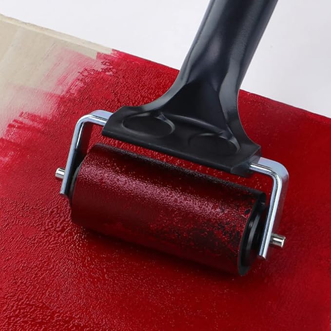 Angoily Ergonomic Handle Printmaking Roller Ink Roller Tool for Art Projects for Painting Printmaking Supplies