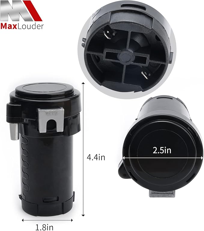 12V Air Compressor, Air Pump for Horn, Super Loud Car Horn Compressor Kit for Any Vehicle Trucks Lorrys Cars Vans Trains Boats -Black