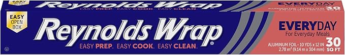 Reynolds Wrap Everyday Strength Aluminum Foil, 30 Square Feet