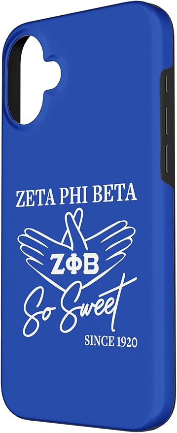 iPhone 16 Plus Zeta Phi Beta Sorority Sisterhood Case