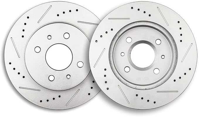 ECCPP 5581 2pcs Front Vented Disc Brake Rotors 250mm Fit For Saturn SC 1991-1992,For Saturn SC1 1993-2002,For Saturn SC2 1993-2002,For Saturn SL 1991-2002,For Saturn SL1 1991-2002