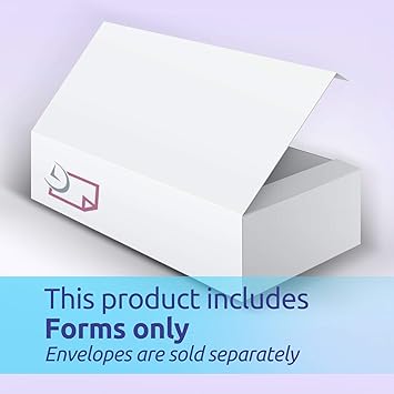NextDayLabels - W-2 Paper Forms 4-Up Version (Box of 1000 Sheets)