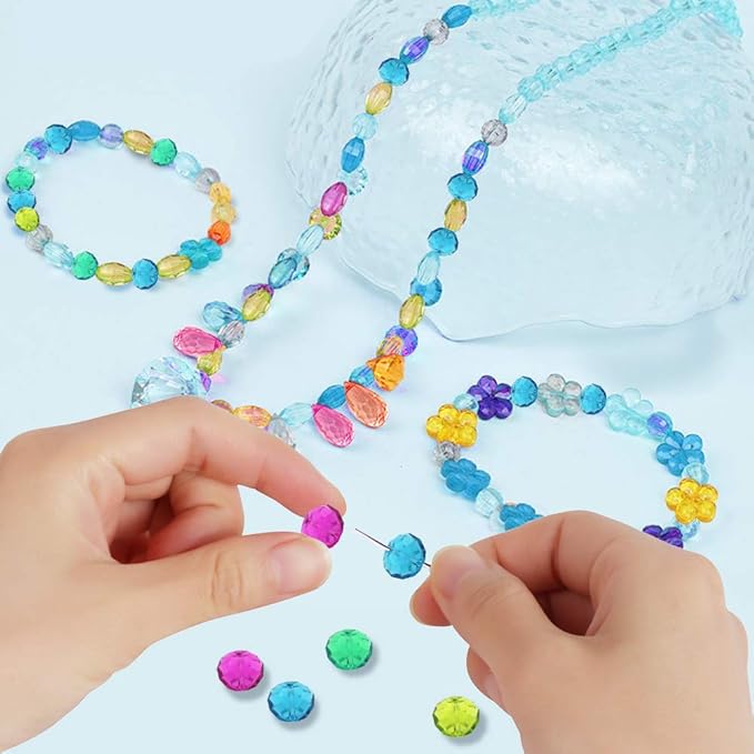 YGDZ 1mm Bracelet String, Elastic String Stretchy Bracelet Beading Thread String for Bracelets Jewelry Making, 1 Roll 100m (1.0mm)