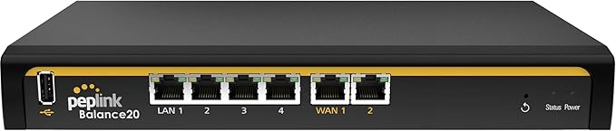 Peplink Balance 20 Dual-WAN Router, black (BPL-021)