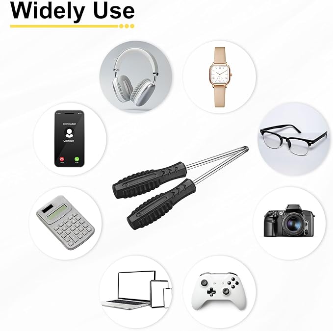 uxcell Mini Phillips Screwdriver 5.0mm 142mm Length Micro Precision Cross Head Screwdrivers with Non-Slip Handle for Watch Eyeglasses Cellphone Electronics Small Appliances Repair
