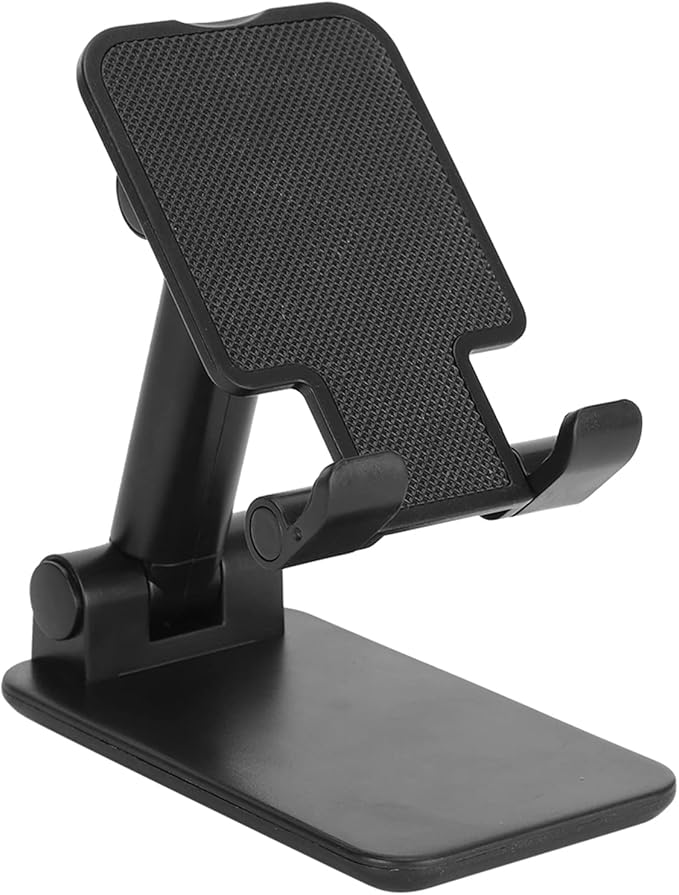 Lightweight Adjustable Tablet Stand, Ergonomic Phone Holder, Mobile Phone Holder for Tablet (Black)