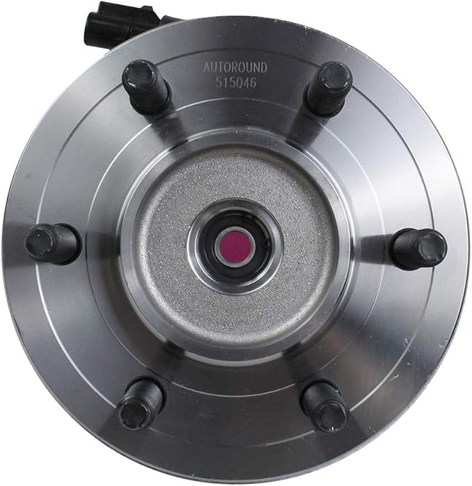 Autoround 515046 4WD Front Wheel Hub and Bearing Assembly fit for 4x4 Ford F-150 2004 2005 6 Lug wABS