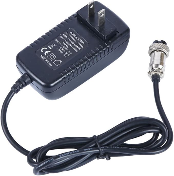 Universal Voltage Converter Power Supply for Audio Equipment with XLR Adapter 15V 48V Mixing Console Compatible