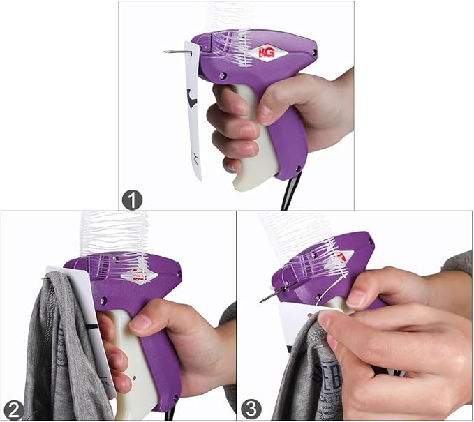 PAG 5pcs Standard Tagging Gun Needles Replacement Kit for Use with Standard Price Tag Gun
