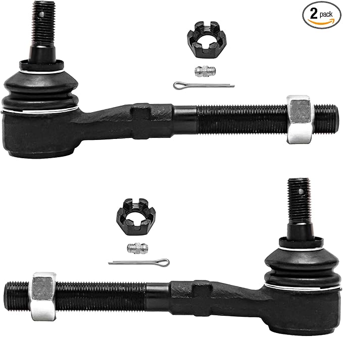 Detroit Axle - Front 2pc Tie Rods for Ford Expedition F-150 F-250 Lincoln Blackwood Navigator, 2 Outer Tie Rod End Links Replacement