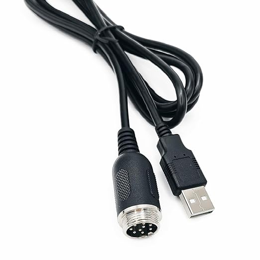 ODO LUCK Connection USB Cable Adapter for Thrustmaster TH8A, Replacement Accessories