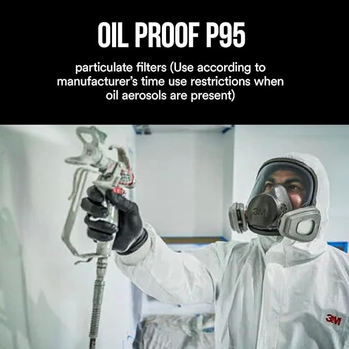 3M Organic Vapor Performance Cartridge, 3 Pairs, For Use With 3M 6000, 6500 7500 Series Facepieces, NIOSH-APPROVED OV For Use Against Certain Organic Vapors, Easy-To-Attach Design (6001P3-DC)