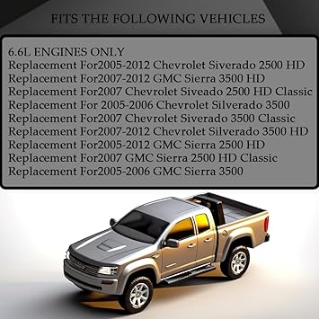 TP3018 Fuel Filter and 12642623 Fuel Filter Head Replacement for 6.6L Duramax Diesel CHEVY Silverado GMC Sierra 2005-2012 2500HD 3500HD