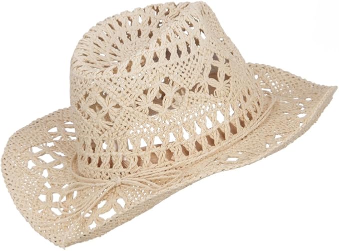 Girl's Paper Braid Cowboy Hat