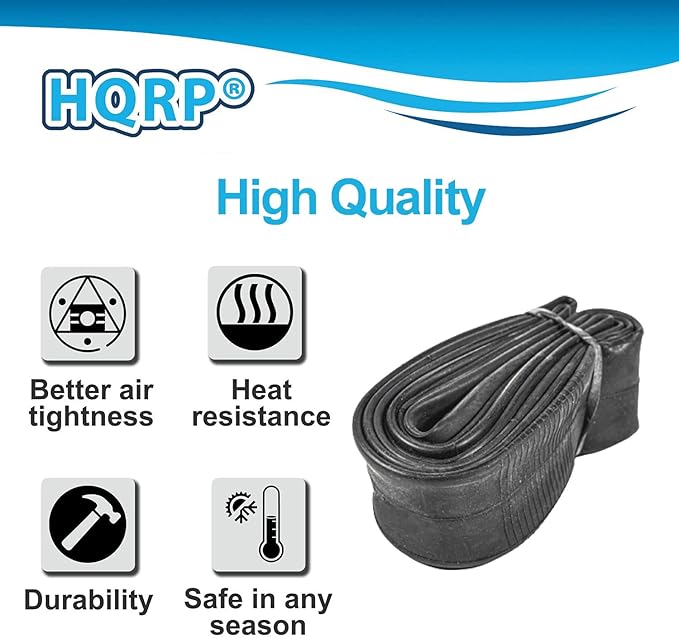 HQRP 24" Bike Tire Tube 24 x 1.751.952.102.125 Schrader Valve for 24 x 1.75 24 x 1.95 24 x 2.1 24 x 2.125 Bicycle Tire Tube