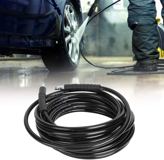 Zerone Replacement Water Hose,Karcher K4 Pressure Washer Steel Wire Braid High Pressure Washer Water Hose Pipe Tube Fit,Karcher K4 Pressure Washer for Karcher K2 K3 K4 K5 K Series(10M,