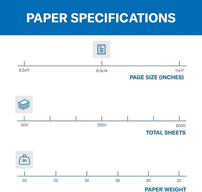Hammermill Colored Paper, 20 lb Canary Printer Paper, 8.5 x 14-1 Ream (500 Sheets) - Made in the USA, Pastel Paper, 103358R