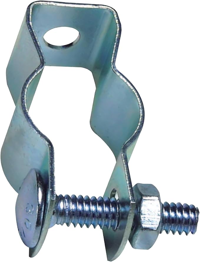 2-in. Conduit Pipe Hanger CH2, Metal Pipe Clamp for Secure Fitting, Conduit Hanger with Bolt, Electrical Conduit Fitting for Commercial Application and Home Improvement