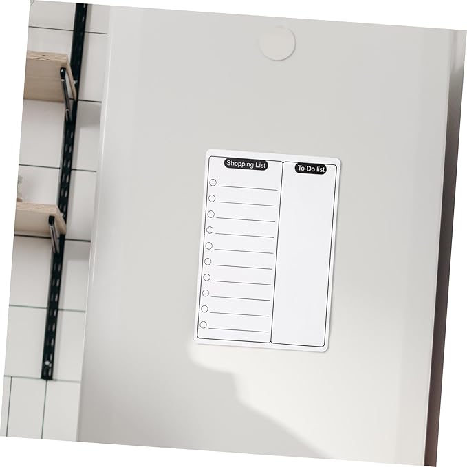 Message Board Magnetic Notepads for Fridge Refrigerator Memo Pads Magnetic Note Pad Dry Erase White Board Notepads Sticker Magnetic Notepads for Refrigerator Fridge Magnet Notepad