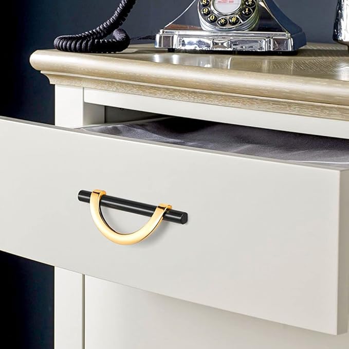 Luxury Kitchen Wardrobe Hardware Cupboard Door handle Drawer Pulls Furniture Handles Cabinet Handle - (Color: gold-128mm)