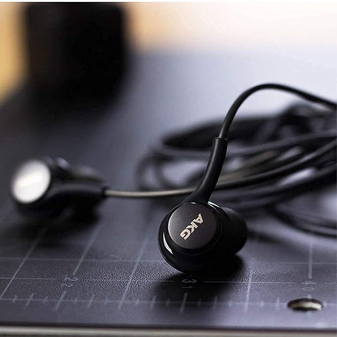 2025 New Stereo in-Ear Headphones for Samsung Galaxy Z Fold6 S24 Ultra S23 Ultra S22 Ultra S21 S20,Note 10+ - Designed by AKG - with Microphone and Volume Remote Control Type-C Connector - Black