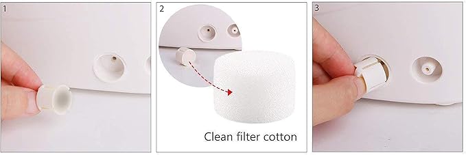 Nispira Replacement Sponges Air Filter Compatible with AdultKid Compressor System Cool Mist Inhaler Vaporizer, 12 Filters