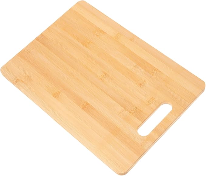 VOSAREA Bamboo Cutting Board Large Chopping Board Trays Japanese Style 36x26x1.4cm