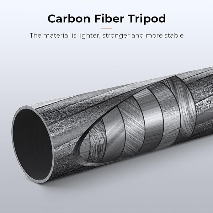 KF Concept X-Series 68 inch172cm Carbon Fiber Camera Tripod,Professional Photography Tripod with 36mm Metal Ball Head Load Capacity 16KG35.2lbs for Indoor Outdoor Use X284C4BH-36
