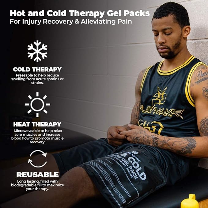 Hot and Cold Therapy Gel Packs (Small 5 x 10 Inch)