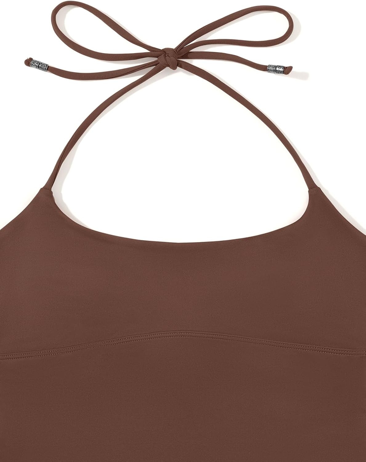 REORIA Women's Sexy Halter Backless Double Lined Tank Top Y2k Trendy Camisole Crop Tops