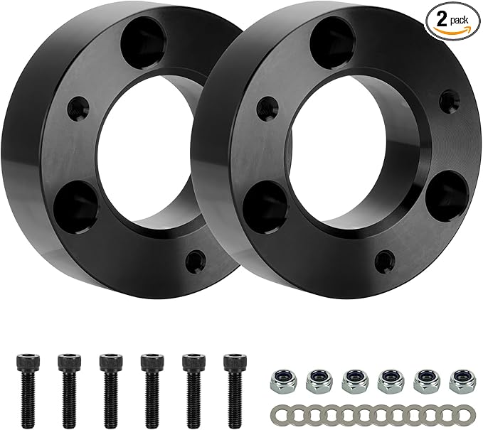 2” Front Leveling Lift Kits for 2004-2023 Ford F150 Expedition Lincoln Mark LT, Raise 50.8mm Forged Aluminum Strut Spacers