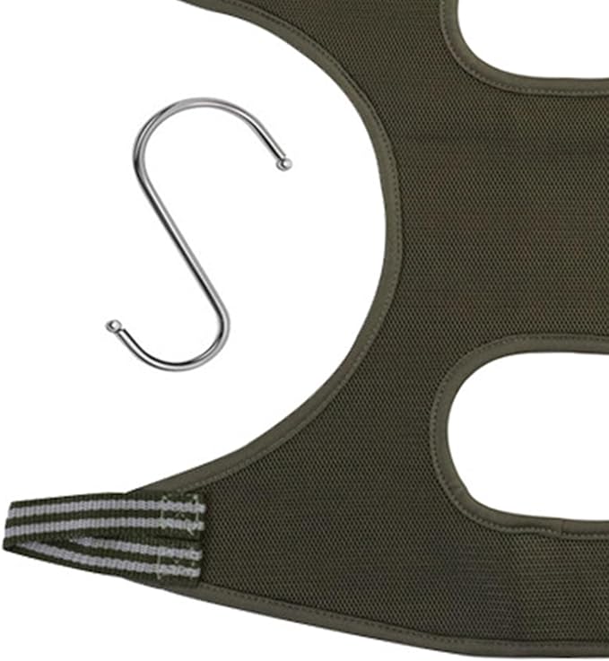 Grooming Hammock for Cleaning and Nail Clipping, Dark Green M