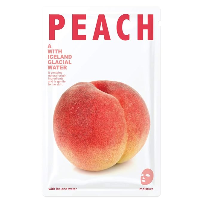 Mishe Peach Iceland Glacial Water Sheet Mask