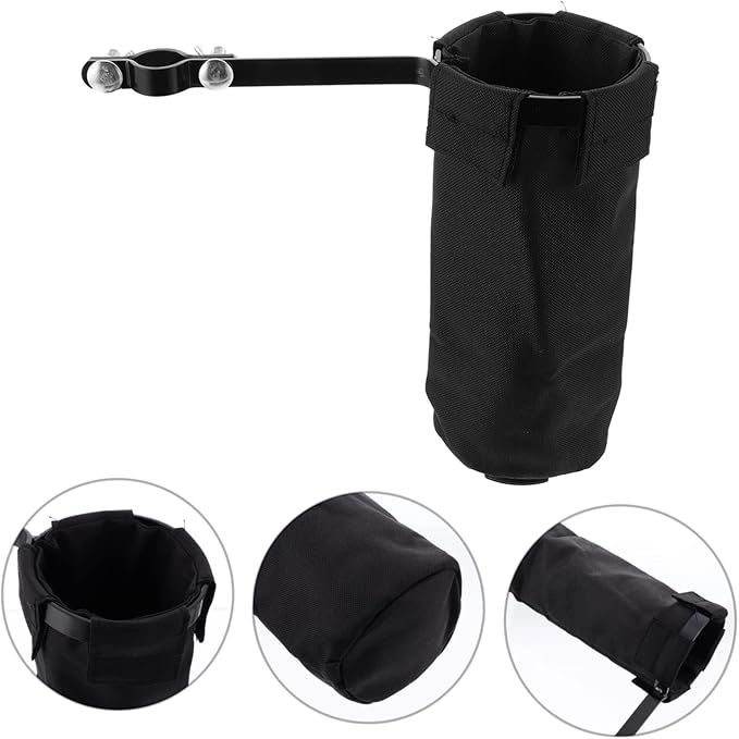 Totority Drumstick Bag Drumstick Bag Duffle Corduroy Bag Drumstick Bags Tote Bag Drumstick Container Bag Zipper Drum Stick Holder Thicken Drumsticks Package Hand Bags Black Oxford Cloth