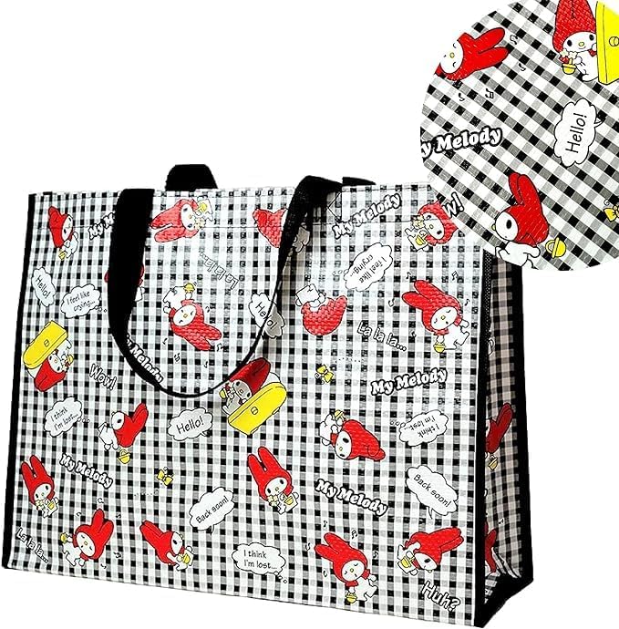 My-Melody Reusable Tote Bag Cute Kawaii Japanese Friends Character Bag