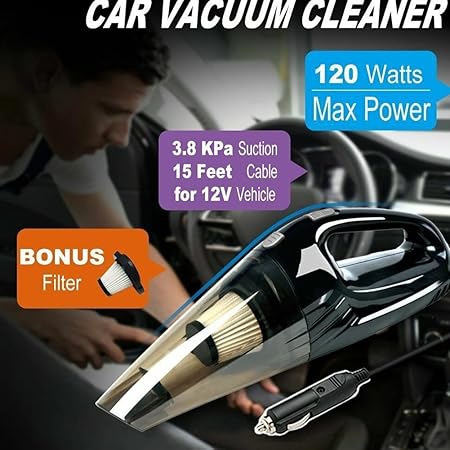 Magik 1-2 Pack Handheld Car Vacuum Cordless Portable Wet Dry Cleaner Home Pet Hair (1 Pack)