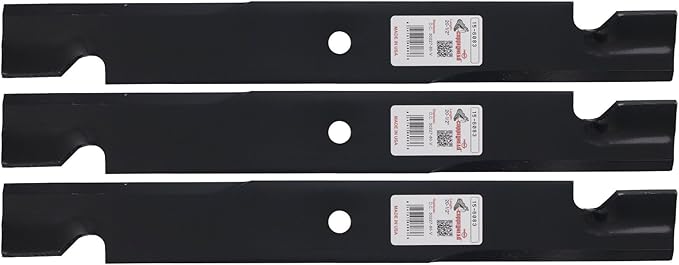 Rotary 3 6083 Mower Blades for Bad Boy Exmark Gravely Toro 20-1/2” Length 2-1/2” Width .240” Thickness 5/8” Center Hole Fits 60in. Deck