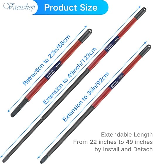Mop Accessories Replacement for O-Ceda Spin Mop 1-tank/2-tank Handle x1 pcs (Handle)