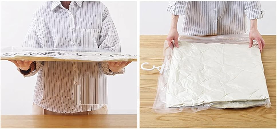 Vacuum Hanging Storage Bag Closet Down Pants Storage For Children Girl Boys Bedroom Wardobe