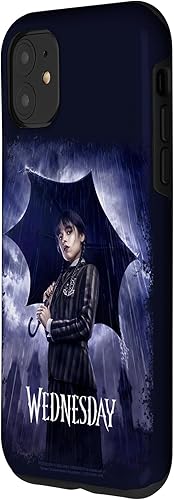 iPhone 11 Wednesday With Umbrella Nevermore Academy Photo Portrait Case