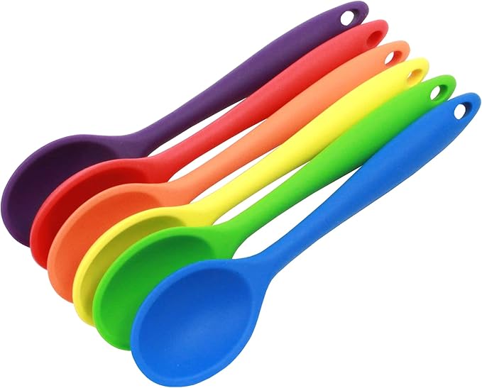 Chef Craft Premium Silicone Spreader Spoon, 11 inches, Red Color