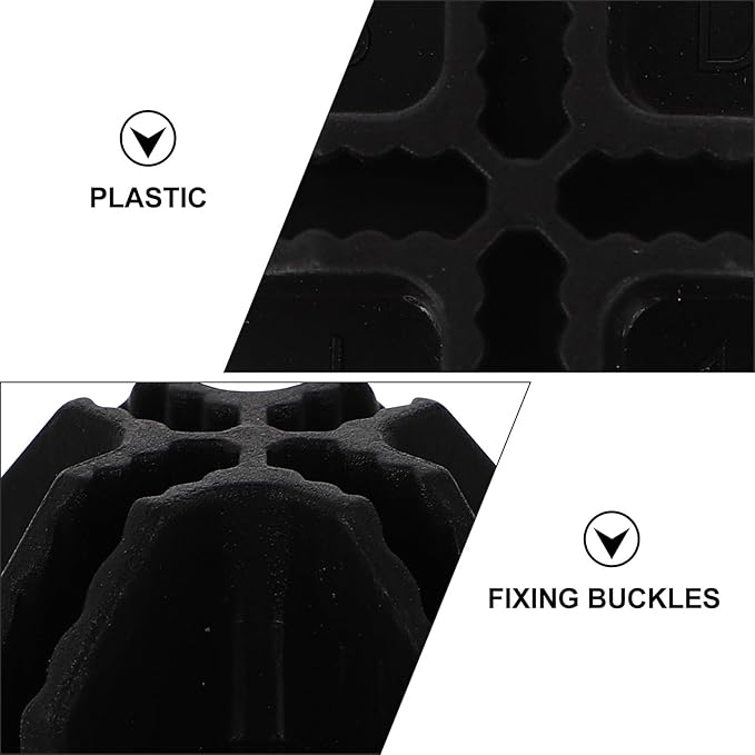 24 Pcs Fence Buckle Cabinet Fasteners Shoe Cabinet Clips Shelving Assembly Buckles Cabinet Buckles Plastic Buckles Plastic Closet Buckles Fixing Buckles Closet Accessories