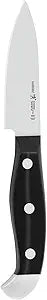 HENCKELS Statement Razor-Sharp 3-inch Compact Chef Knife, German Engineered Informed by 100+ Years of Mastery, Black/Stainless Steel