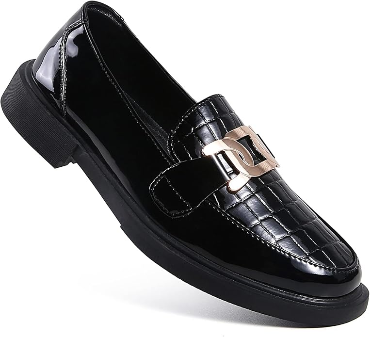 VOCNTVY Loafers for Women Slip On Comfort Business Work Shoes