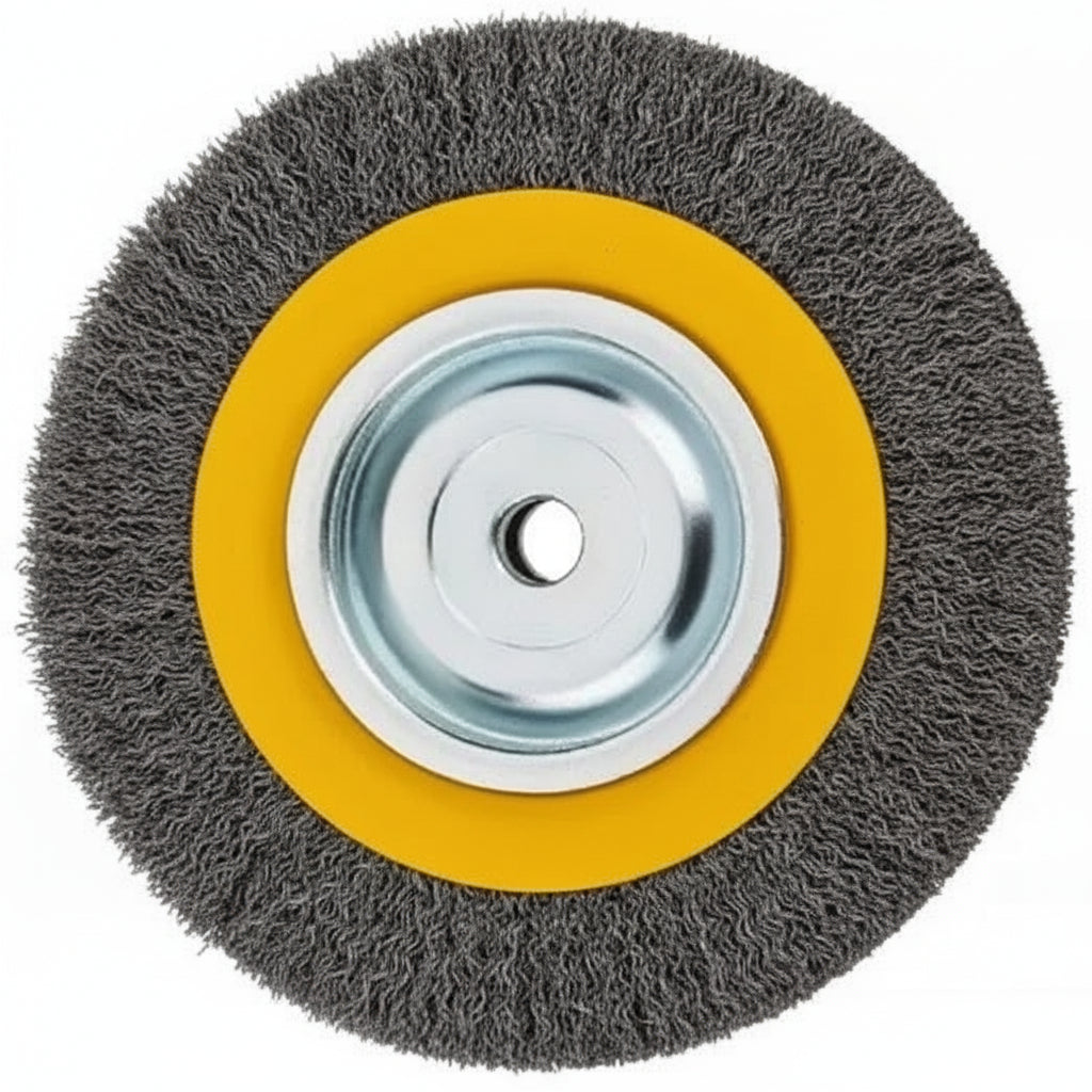 8-Inch Crimped Wire Wheel for Bench Grinder