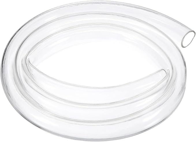 uxcell PVC Tubing, 30mm ID x 36mm OD - 6 Feet Long Clear Vinyl Water Pipe, Lightweight Plastic Flexible Water Pipe for Aquaponics, Air Hose, Irrigation