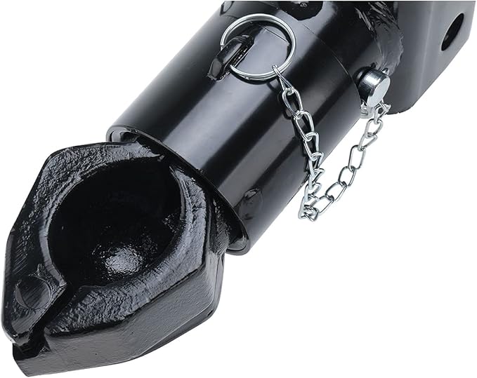 YaeMarine 2" Dia Ball 7000LBS Adjustable Channel-Mount Trailer Coupler with Bolts and Nuts