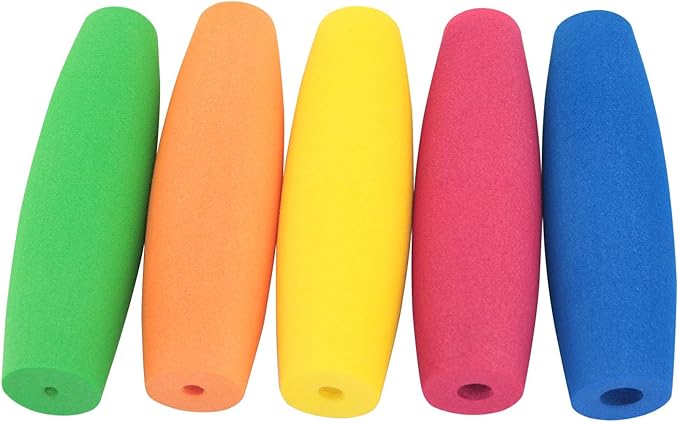ITROLLE 1 Pack Multi-Size Ergonomic Crochet Handle 5pcsPack Suitable for Arthritis Soft Removable Cushion Tapered Ground Shaped Fishing Float Polished Molded Products Colored Floats