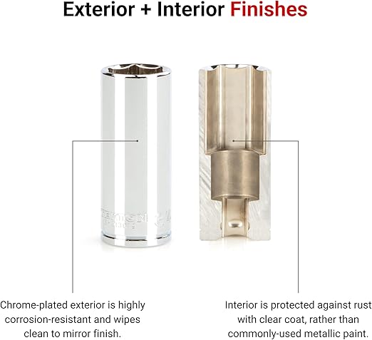TEKTON 3/8 Inch Drive x 3/4 Inch Deep 6-Point Socket | SHD13019
